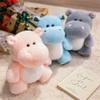23CM Super Weiches Kawaii Nilpferd Plüschtier Schlafkomfort Kissen Nilpferd Puppe als Geburtstags- und Weihnachtsgeschenk