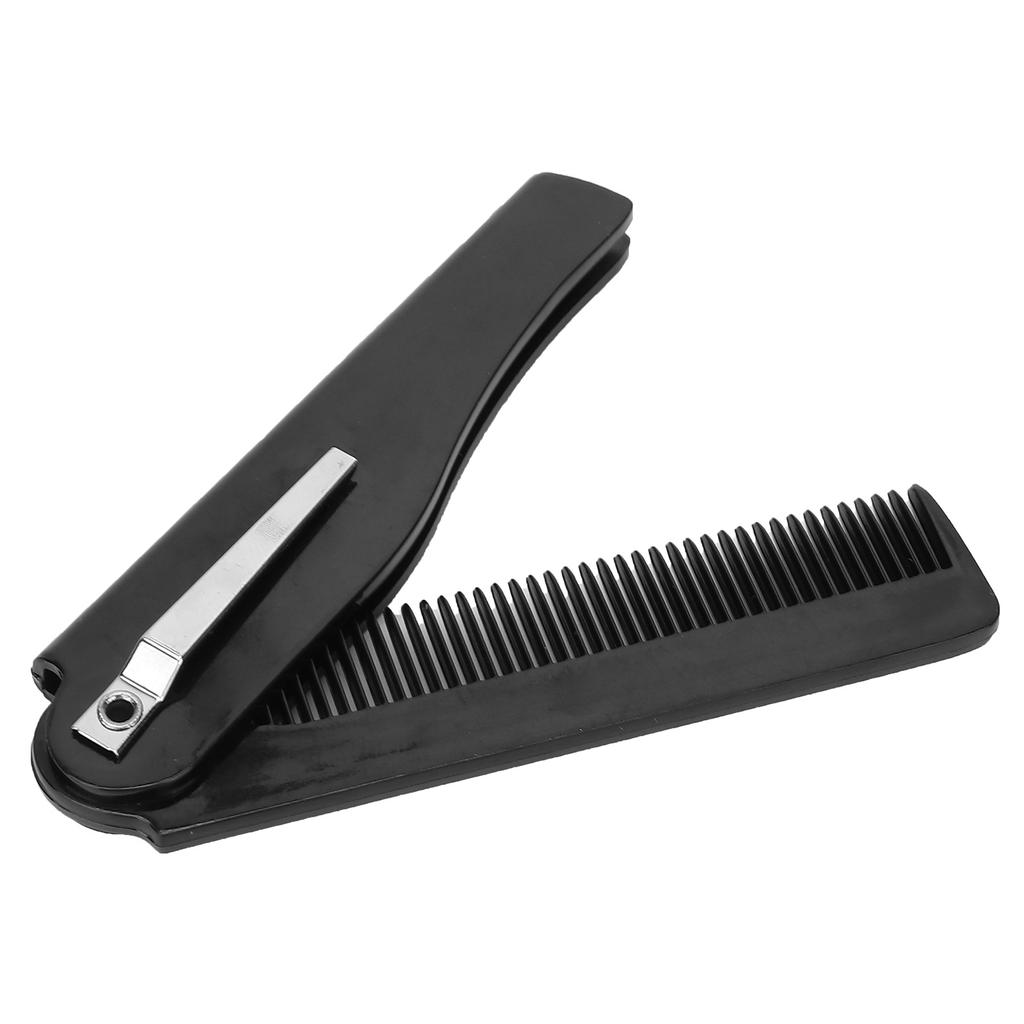 Folding Hair Brush Portable Pocket Size Smooth Oil Hair Mustache Beard Styling Comb