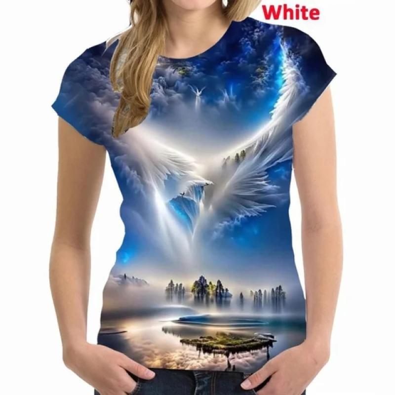 3d Printed Animal Wolf T Shirt Summer New Fashion Casual Street Cool T-shirt