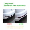 2pcs Car Bumper Protector Strip Guard Corner Protection Strips Scratch Protector Crash Blade Anti-collision Auto