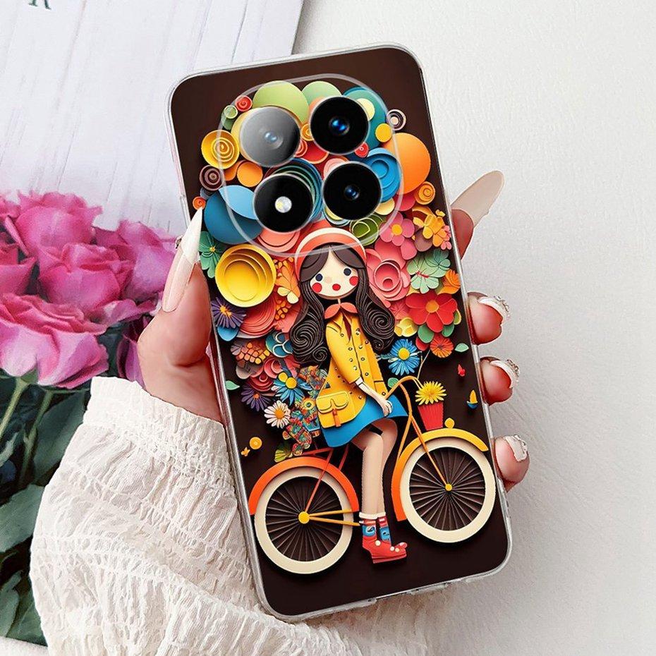 Fashion Painting Case For Xiaomi Redmi Note 14 Pro+ Soft Silicone TPU Phone Cases For Redmi Note14 Pro Plus 5G Covers Bumpers