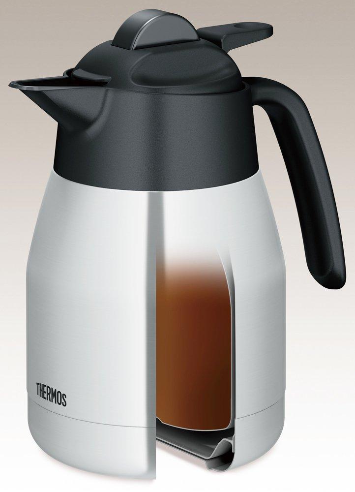 Thermos Vacuum Insulated Coffee Maker ECH-1000 CS [Timer allows you to pre-order coffee the day before]
