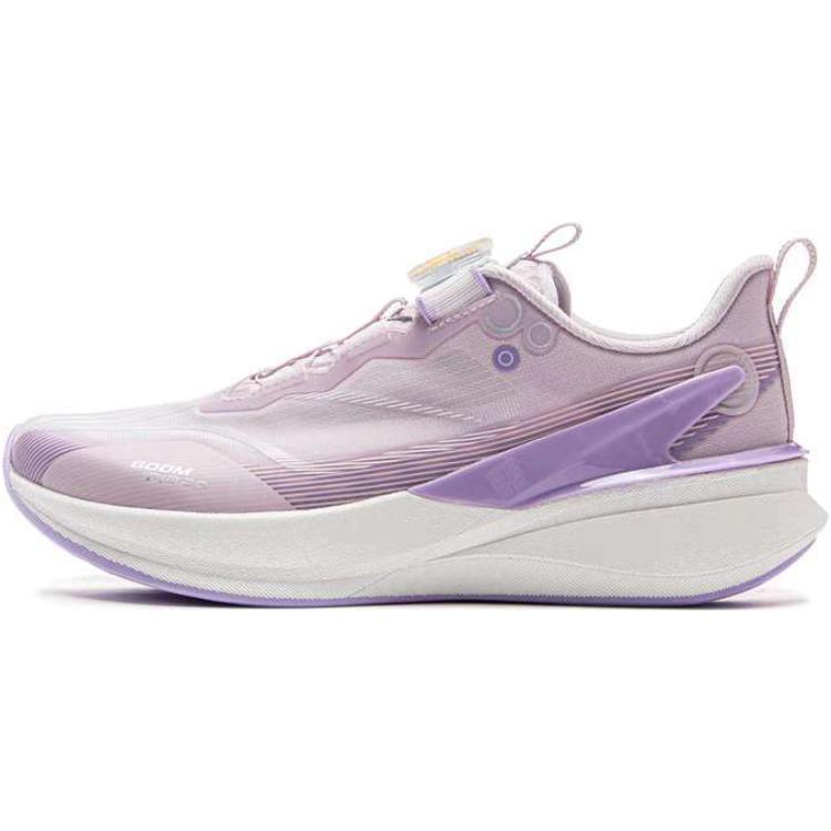 Li Ning Children Rabbit 8 Pro Fabric Comfortable Versatile Non-Slip Wear-Resistant Low-Top Running Shoes Men running shoes Purple YKFV080-2