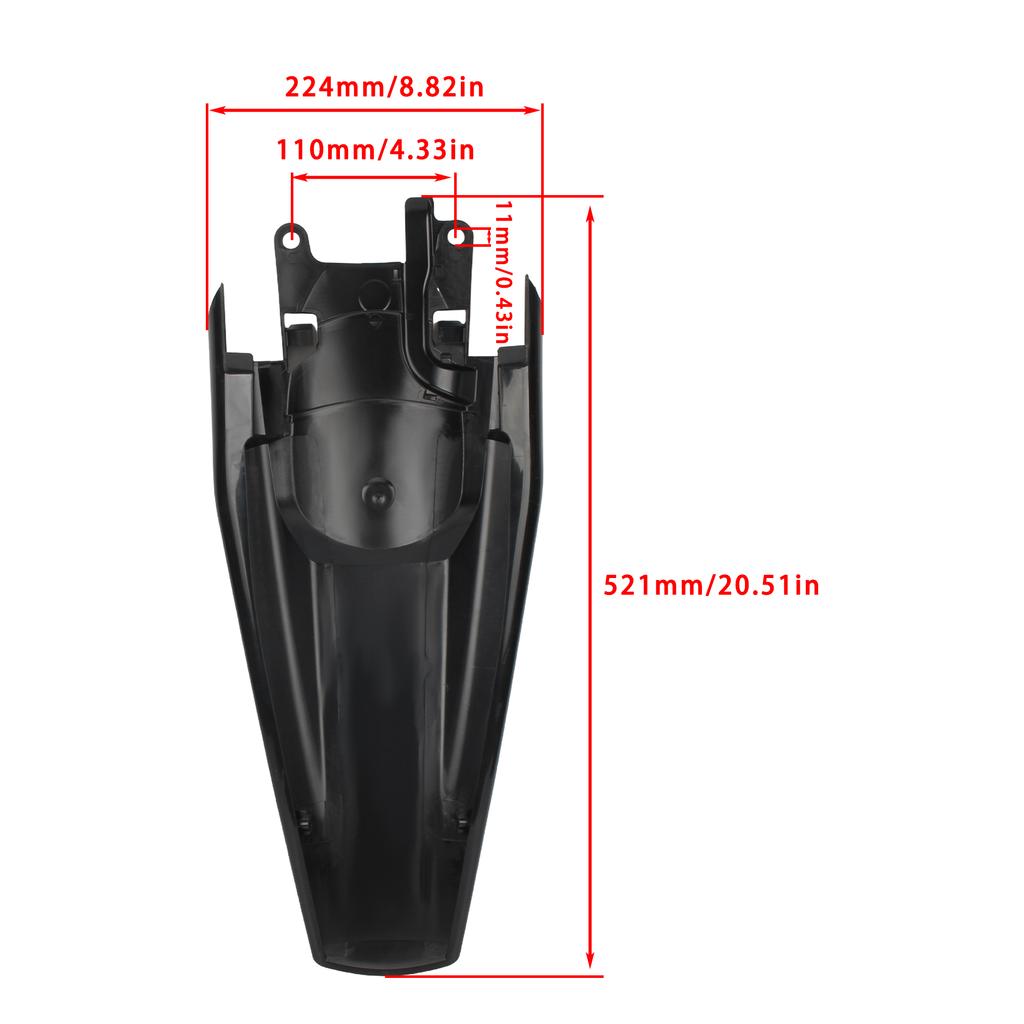 Motorcycle Rear Fender Plate Fairing For Husqvarna FX FC FS TC TX 125 250 300 350 450 2026 2026 Motocross Dirt Bike Accessories
