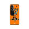 Case - MANIACASE - Oppo A38 - Soft - Orange - Graffiti Nike Just Do It