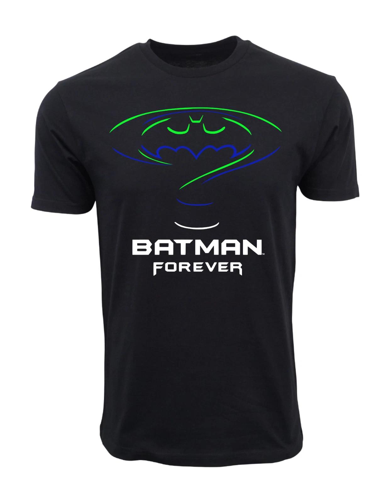 Unisex Adult Casual Graphic BATMAN FOREVER OFFICIAL LICENSES T SHIR... S