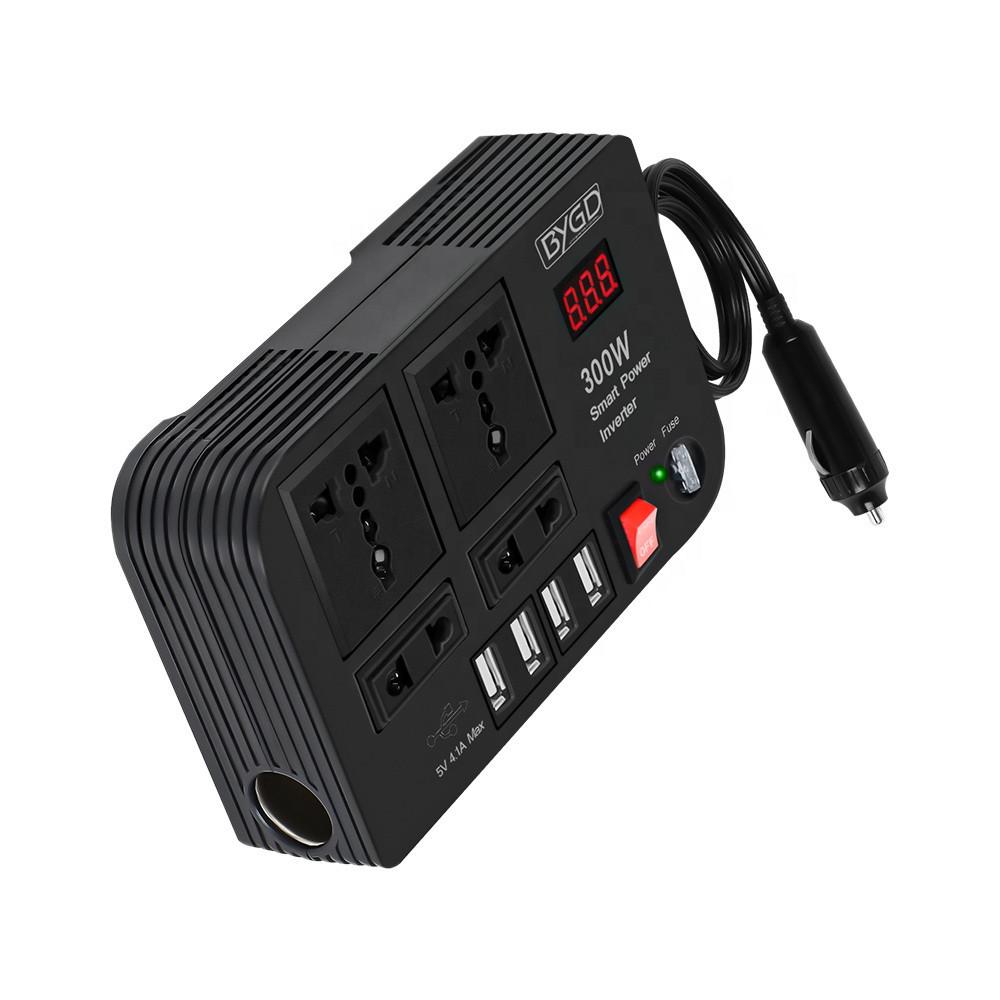 12V 300W Car Inverter: 220V AC Power Converter for Vehicle Appliances