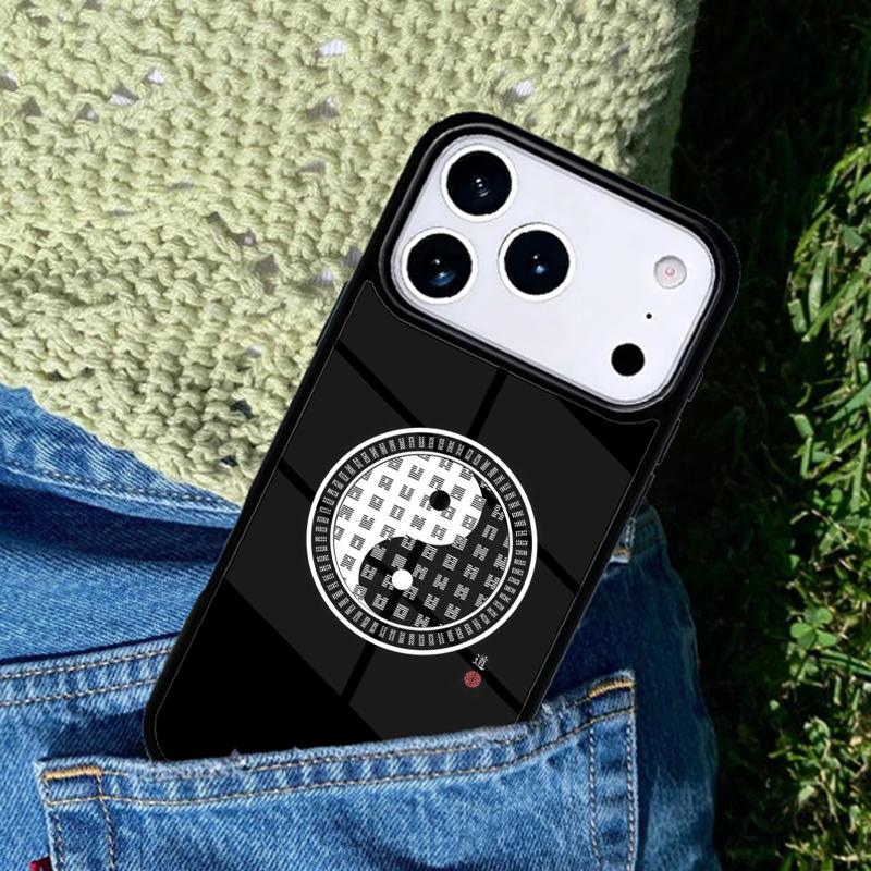 Tai chi Yin Yang Phone Case For iPhone 17 AIR 16 Pro Max 15 14 Pro 11 12 13 Shockproof Silicone Cover