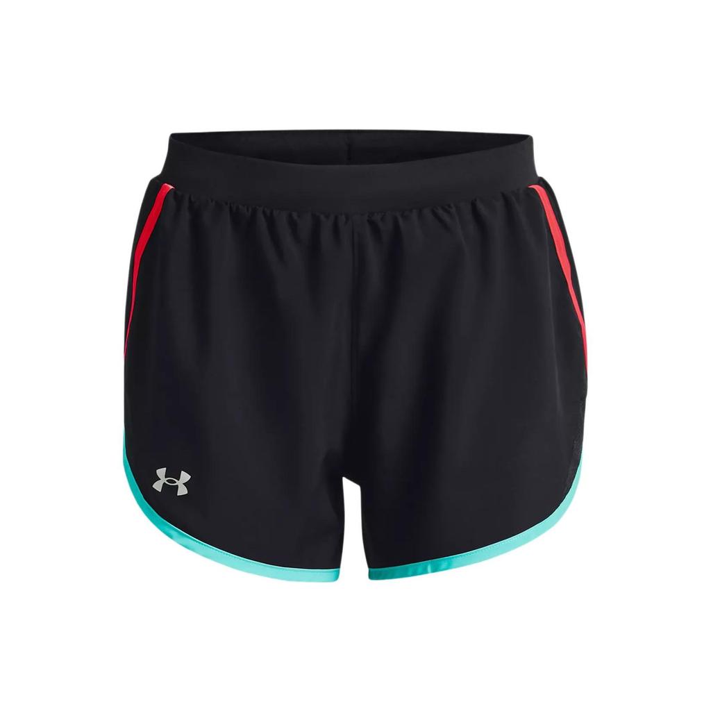 Under Armour Fly-By 2.0 Running Retro Casual Sports Shorts Women Shorts Black 1350196-023