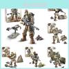 Desert Eagle Special Forces Soldiers Diy Figures 6pcs Building Blocks Toy Kids