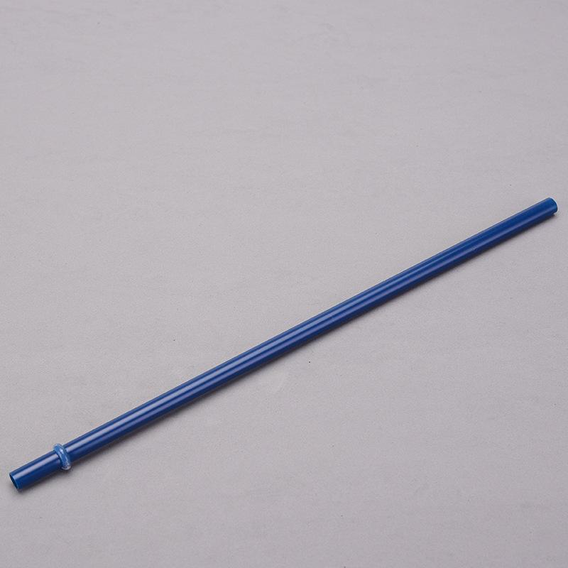 7Mm Aperture Straw 37 Color Solid Color Plastic Cup Accessories Pp Straw Non-Disposable Straw With Ring