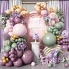 Purple Pink Balloon Arch Kit Birthday Party Decorations Fairy Balloon Garland Balloons for Girls Fairytale Tea Party Supplies