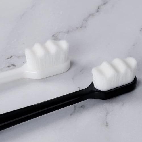 TOYAKU Nano Toothbrush, Soft, 6-Piece Set, Wide Toothbrush, Soft, Extra-Fine, for Adults/Home Use, Cavity Prevention