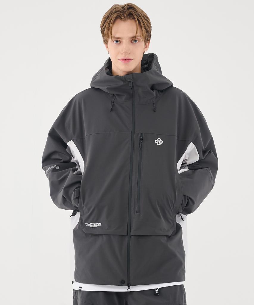 Doll Outerwear 2526 3L Cima Jacket Chacoal Unisex