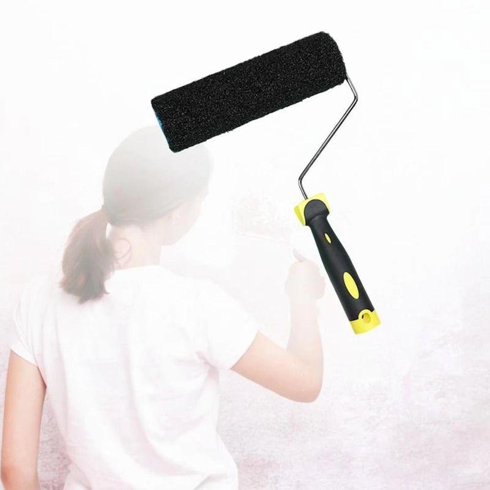Smooth Plastering Painting Roller Set Comfortable Handle Compound Roller Texture Roller Homeowners