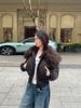 Winter new pu down cotton clothes women's short lamb wool collar pie to overcome the tide of thickened women's coats