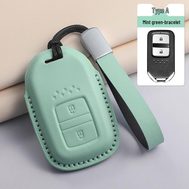 Fits 24 Honda Models: Key Case for CRV, Binhzhi, XRV, XR-V, HR-V, Haoying, Civic, UR-V, Accord, and Lingpai - Textured Purple