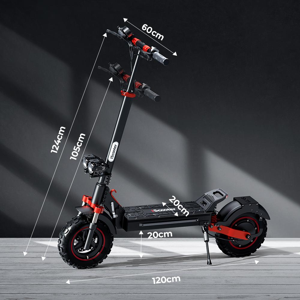 iScooter iX5S Electric Scooter 1000W 15Ah 11'' Off-Road Pneumatic Tires speed 25KM/H 60-65KM Range Adult Electric Scooters