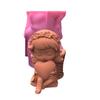 Clay Flowerpot Mould Molds Silicone Girl Shaped Silicone Pen Holder Moulds For Succulent Flowerpot Pen Holder