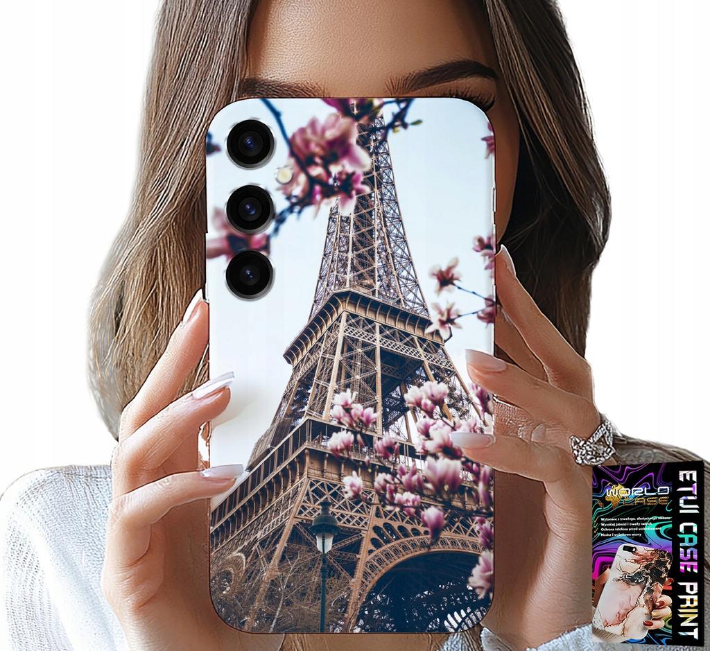 Etui Do Samsung Galaxy S23 Fe - Paryż Wieża Eiffla Piękne Miejsca Plecki
