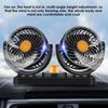 Car Seat Fan Double Head Silent Seat Back Cooling Fan Portable Automobile Small Air Conditioner Automobile Ventilation Device