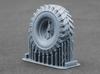 scale Wheel Set for plastic model SCXWM35029 Scale-X 1/35 CHMZAP-5247G Semi-Trailer (9 wheels) Trumpeter, kit, (Military Vehicle)