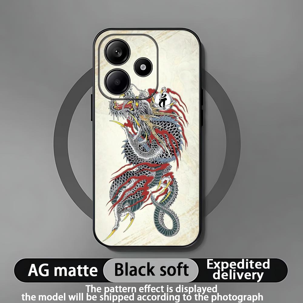 Yakuza Kiwami 3 Dark Ties Phone Case For Xiaomi Redmi Note 14 13 12 11 Pro Plus S 5G 4G Soft Black Phone Cover