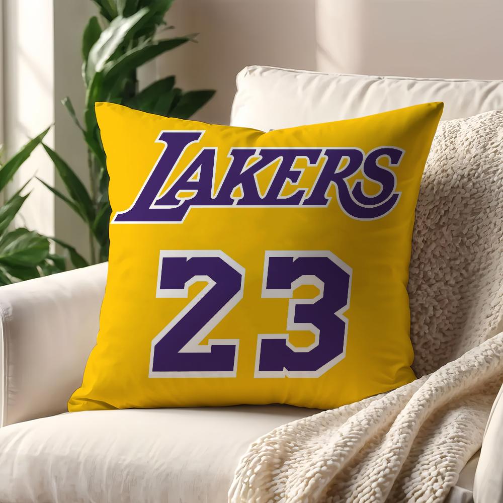 L-LeBron-J-James Basketball cushion cover Pillow Sofa Printing Decoration Room Home Office Coffee Shop Car Nordic Simplicity