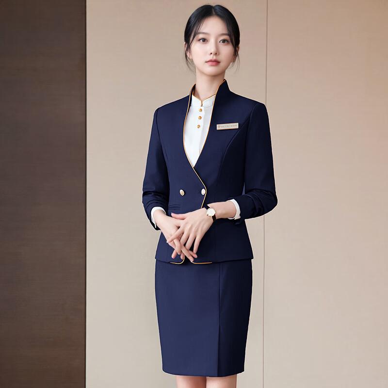 

Women s New Chinese Style Professional Suit Set L