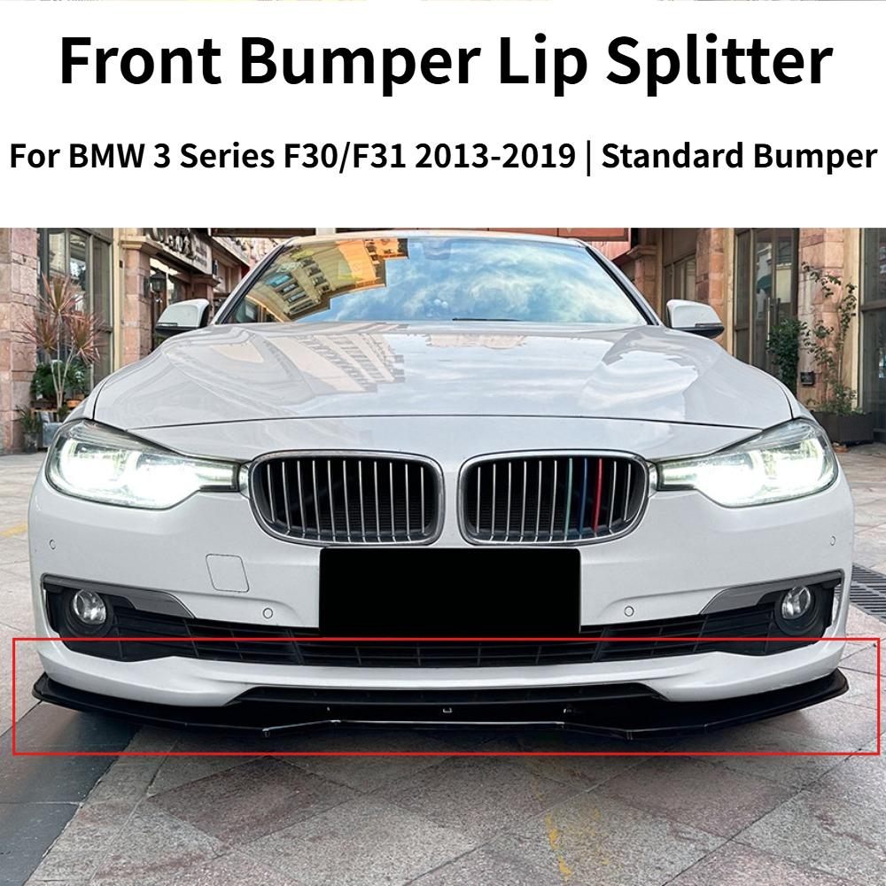 Labio Splitter Chin Spoiler Delantero Para BMW Serie 3 F30 F31 2013-2019 Parachoques Estándar Kit de Carrocería de Modificación Exterior Accesorios