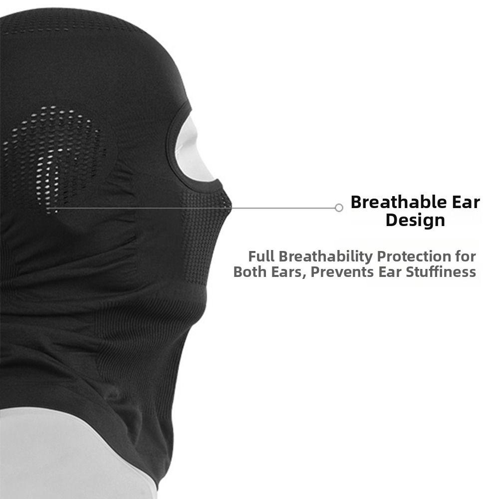 Balaklava z ledového hedvábí Maska na obličej Rychleschnoucí Bandana Kapuce Módní kryt krku Jezdec Cyklista