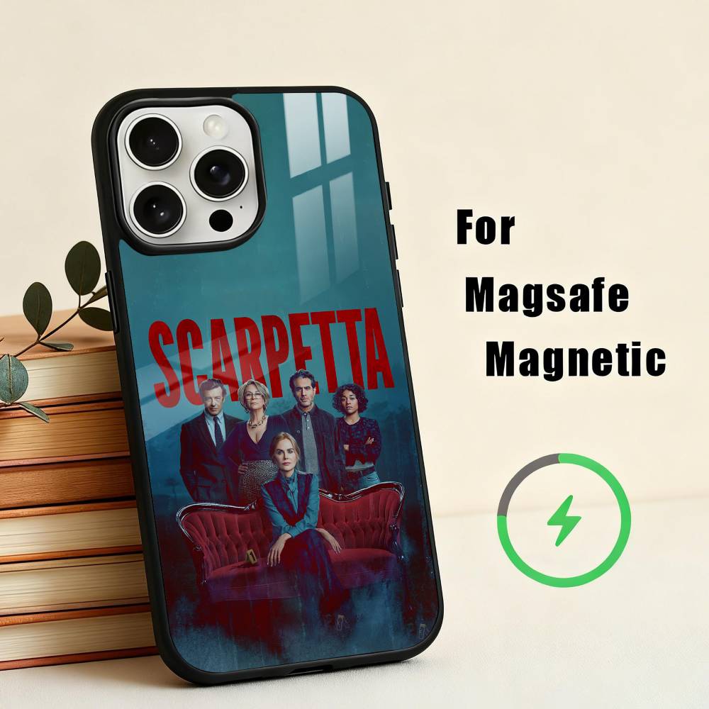 TV Series Scarpetta Phone Case For iPhone17,16,15,14,13,12,11 Plus,Pro Max Magnetic For Magsafe Wireless Charging