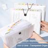 New 5/8/12 Grids A4 Document Bag Multi-Layer Waterproof File Folder Test Paper Storage Large Capacity Expanding Folder Students