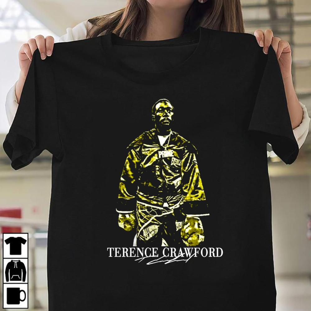 Terence Bud Crawford T Shirt Black Sinature size S-5XL Unisex T-Shirt XL