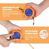 Retractable Travel Clothes Cord Adjustable 32ft/10M Camping Clothesline Laundry Drying Rope for Hotel Trip Outdoor Washing Lines