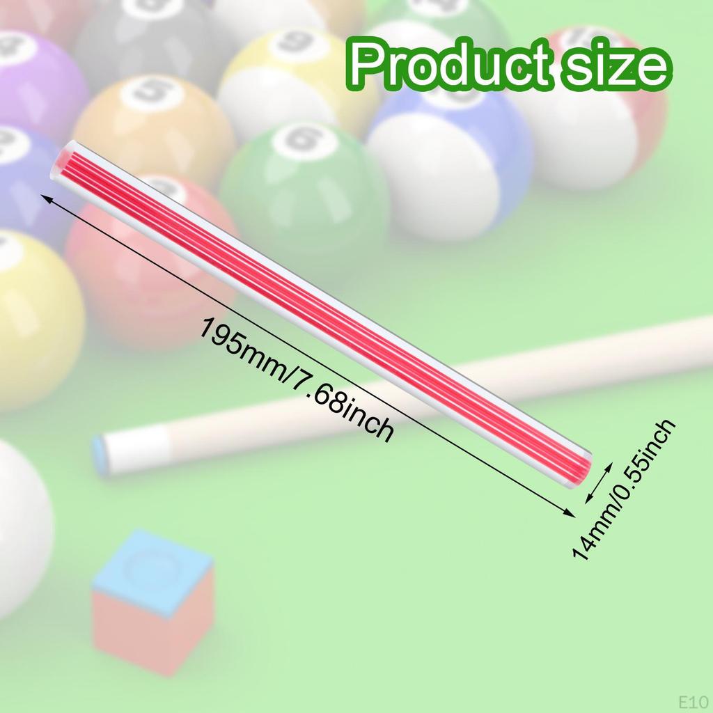 Akrylové kování na tágo 14mm průměr Profesionální oprava špičky DIY Lehká Přenosná Náhrada