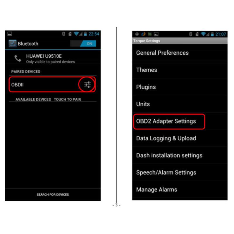 Bluetooth Auto Car Diagnostic Interface Scanner