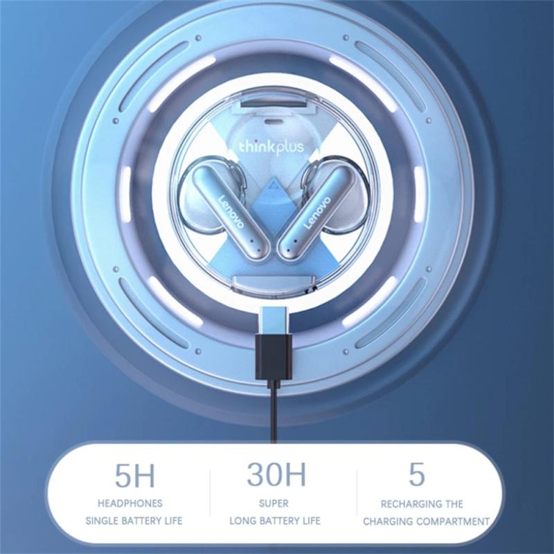 Lenovo Lp10 Bluetooth-compatible Headset True Wireless Running Sports Earbuds Gaming Noise Reduction