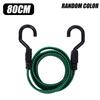 Elastic Bungees Cords with Hook Heavy Duty Luggage Bungee Strap Anti Slip Flat Elasticity Rope for Motorcycle Bicycles Movin
