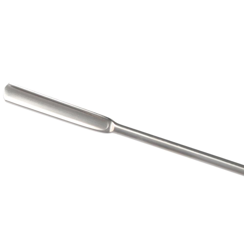 Avec Manche en Vinyle Cuillère Demi-Ronde Tige à Mélanger en Acier Inoxydable Mélangeur de Fond de Teint Crème