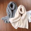 100%Wool Long Scarf For Women Winter Autumn Knitted Minimalist Larger Wrap Warm Soft Cashmere Pashmina Shawl Neck Warmer60x190cm