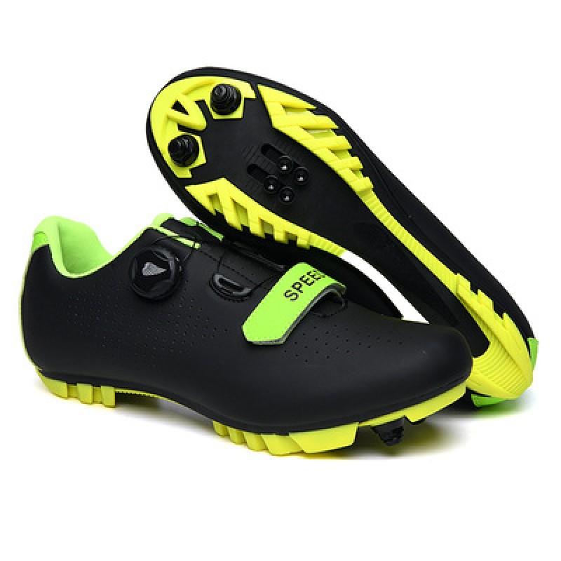 Mens Road Mountain Bike Cycling Shoes Hard Sole Lightweight Pedal Compatible MTB Riding