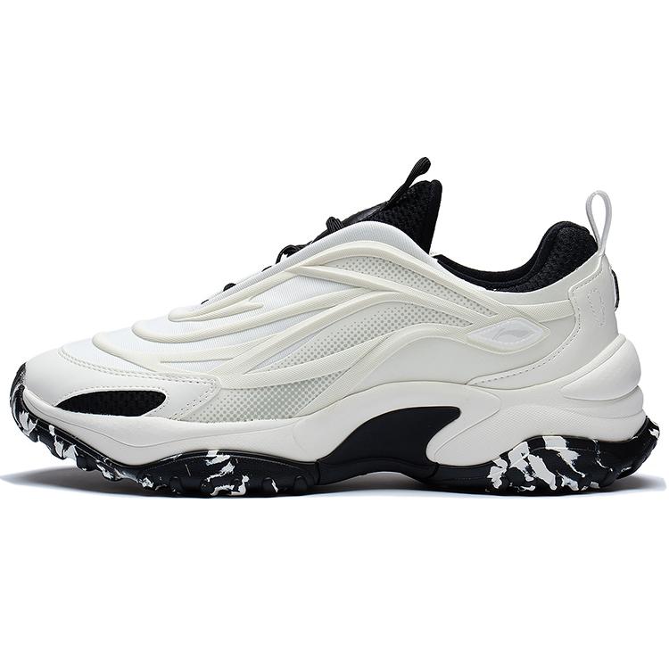 

Новые низкие спортивные повседневные кроссовки LiNing Aurora WindWalker V2 Мужские Белые Черные AGCS159-1 43.5