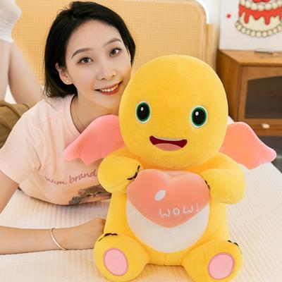 35cm New Animal Milk Dragon Plush Toys Cartoon Soft Stuffed Pillow Doll Angel Nailong Funny Doll Room Decoration Holiday Gifts