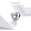 Everle S925 Sterlingsilber Herz Perlenarmband - Schlichter, modischer Liebesschmuck