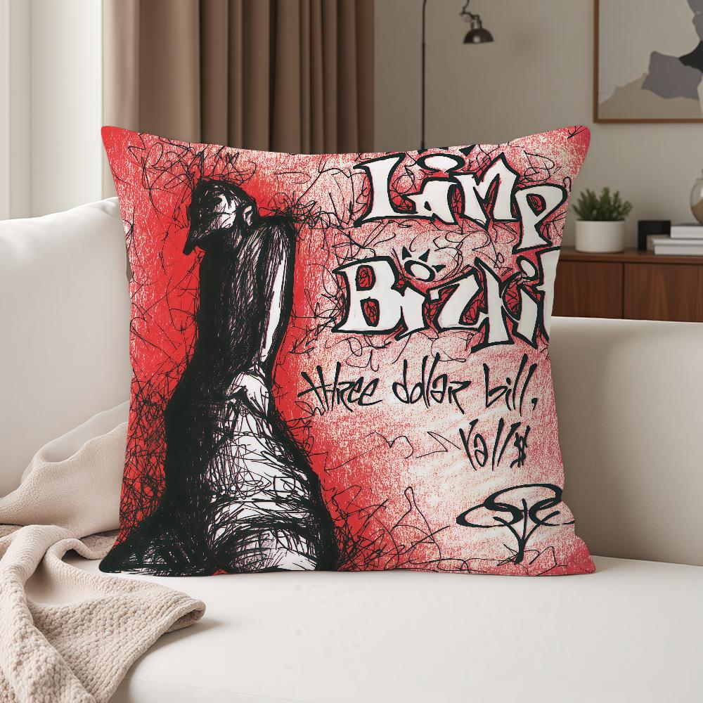 Rock Band Llimp Bbizkit Pillow Case Suitable For Bedrooms Living Rooms Cars Home Decoration