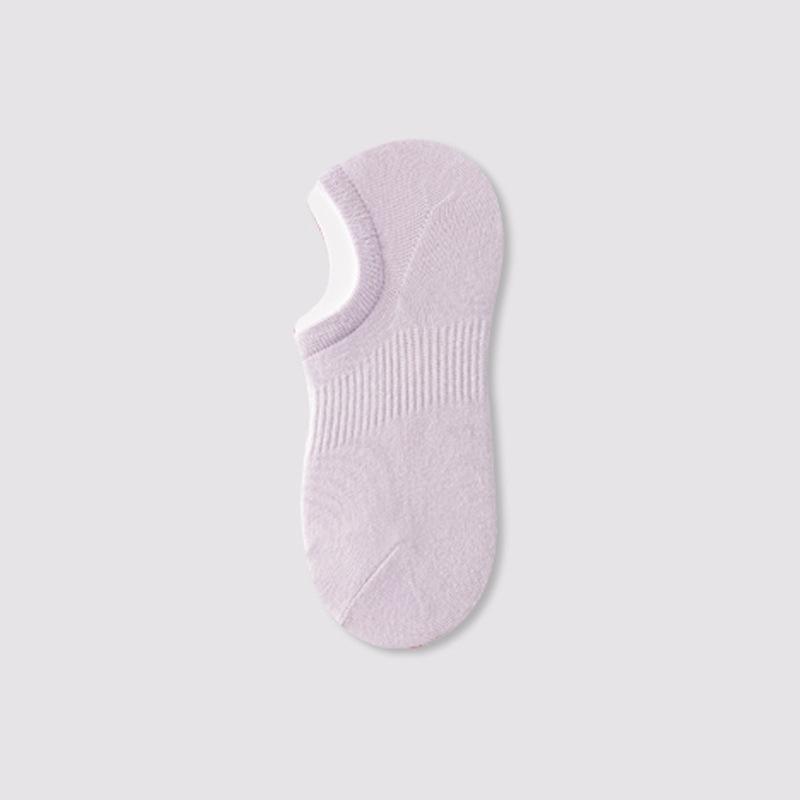 Women's Summer Thin Silicone Non Slip Non Drop with Anti Odor Invisible Shallow Mouth Boat Socks