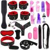 19pcs Adult Toys Fun Bed Game Fetish Restraints Play Set Binding Games Toys For Couple