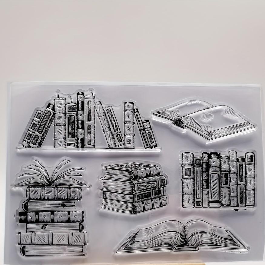 1 pz Libro Plastica Trasparente Timbro Fai da te Album Card Ledger Timbro