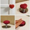 Glossy Heart Toilet Tank Flush Press Button Multi-color Replacement Push Handle Decorative Bathroom Water Flushing Tool